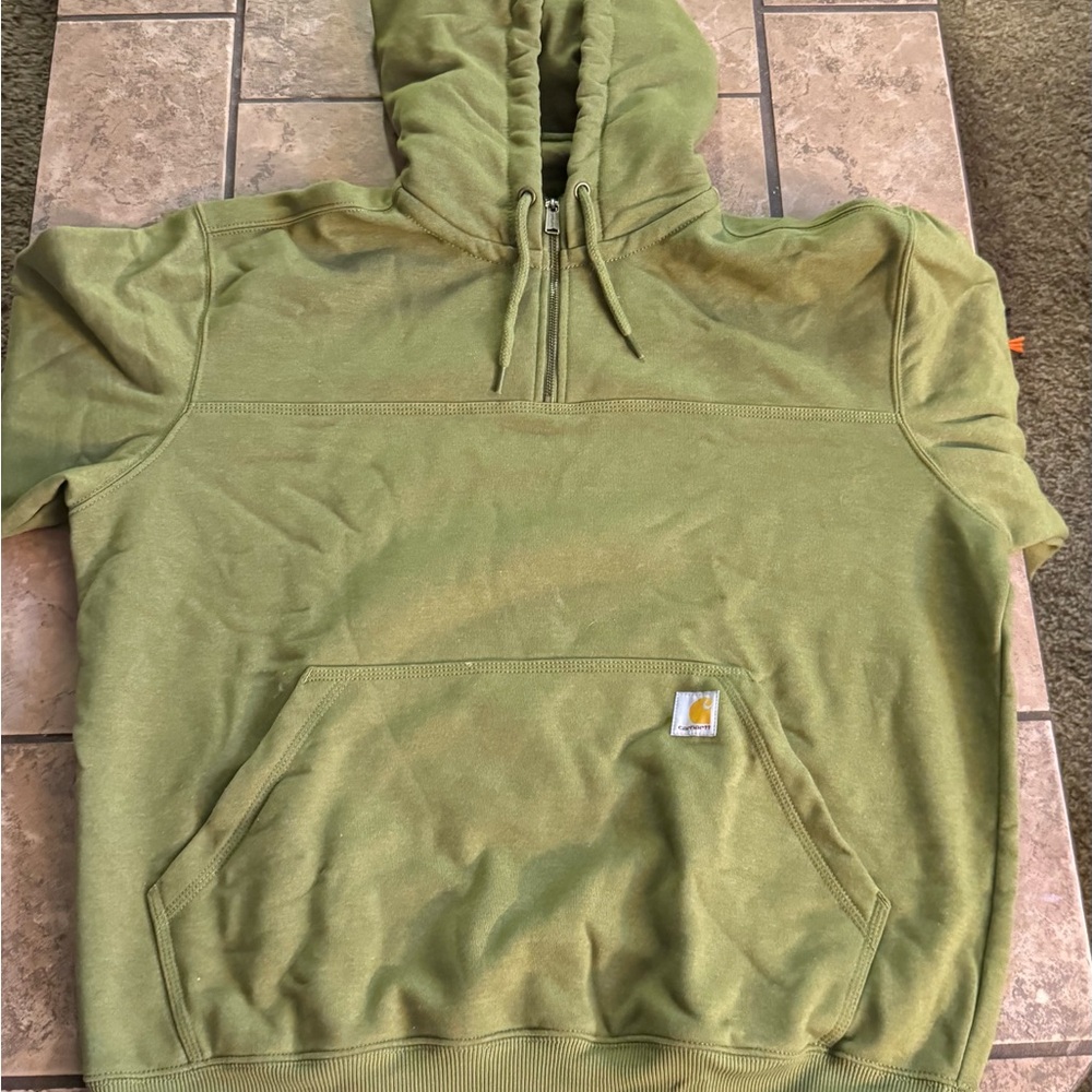 Carhartt Green Zip-Up Hoodie